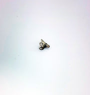 King Cornet Third Slide Water Key Bridge, Silver Plated