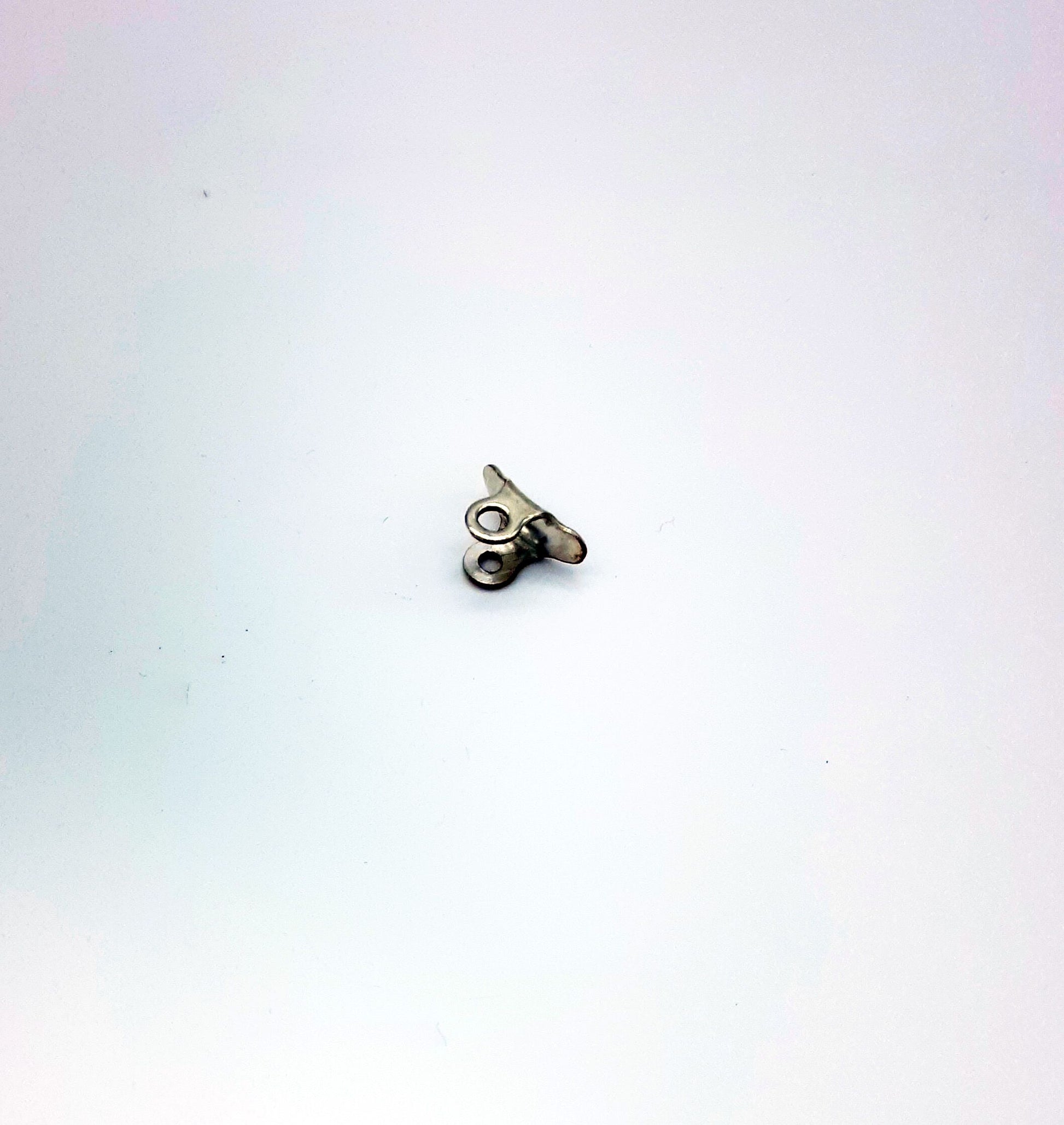 King Cornet Third Slide Water Key Bridge, Silver Plated