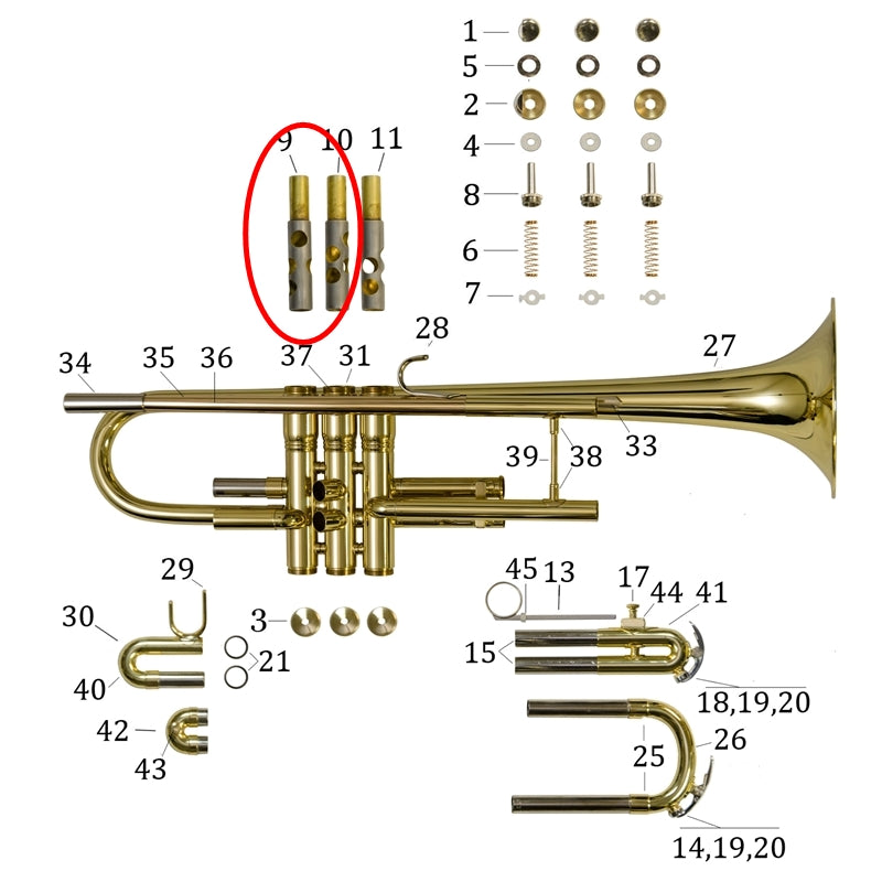 Conn Trumpet Piston #1