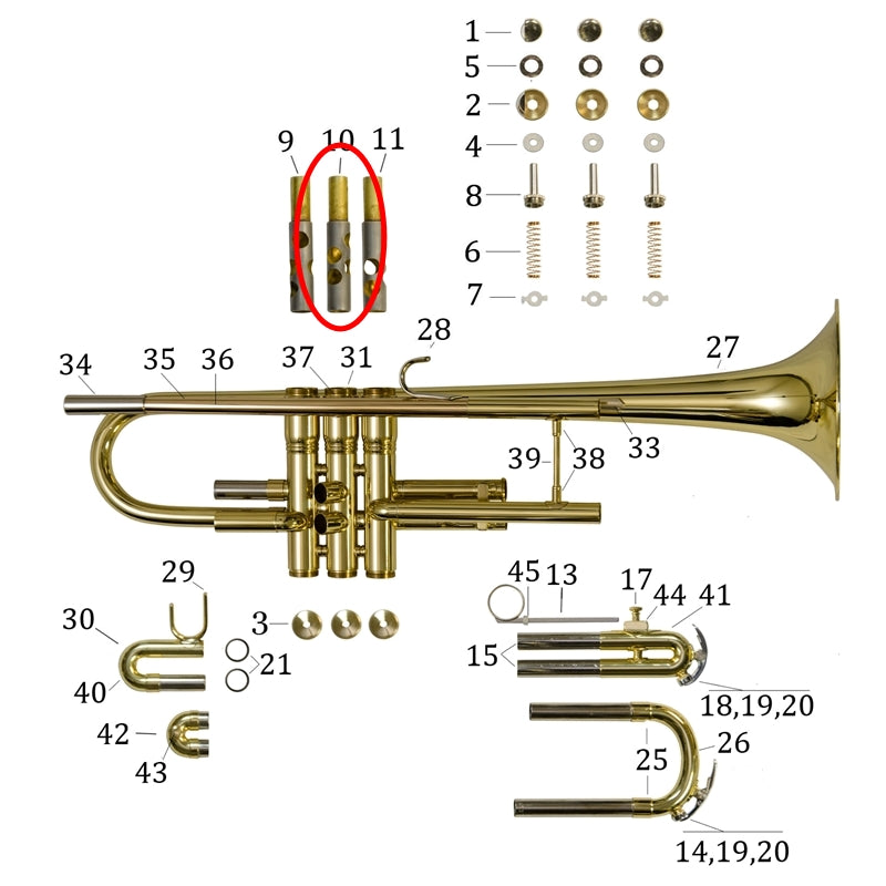 Conn Trumpet Piston #2