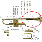Bach Bb Trumpet Student Model TR300 Bell Assembly