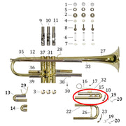 Bach Bb Trumpet Student Model TR710/711 Prelude 3rd Slide Assembly