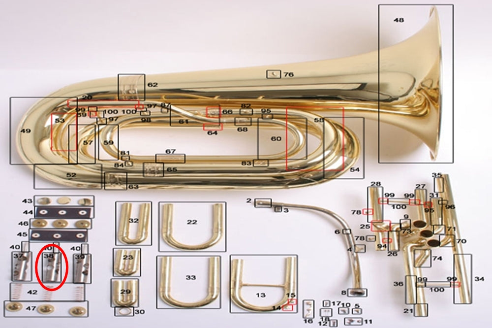 King Tuba No. 2 Piston