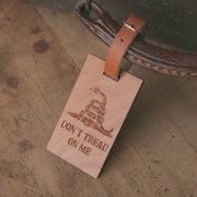 Don't Tread on Me Wooden Rectangle Tag