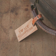 I Love My Mellophone, Wooden Rectangle Tag