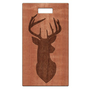 Buck Wooden Rectangle Tag
