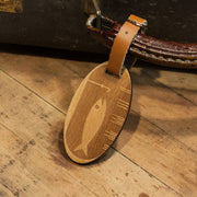 Fish Bowl Wooden Oval Tag