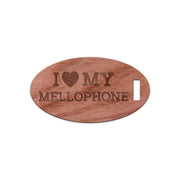 I Love My Mellophone, Wooden Oval Tag
