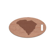 South Carolina Wooden Oval Tag