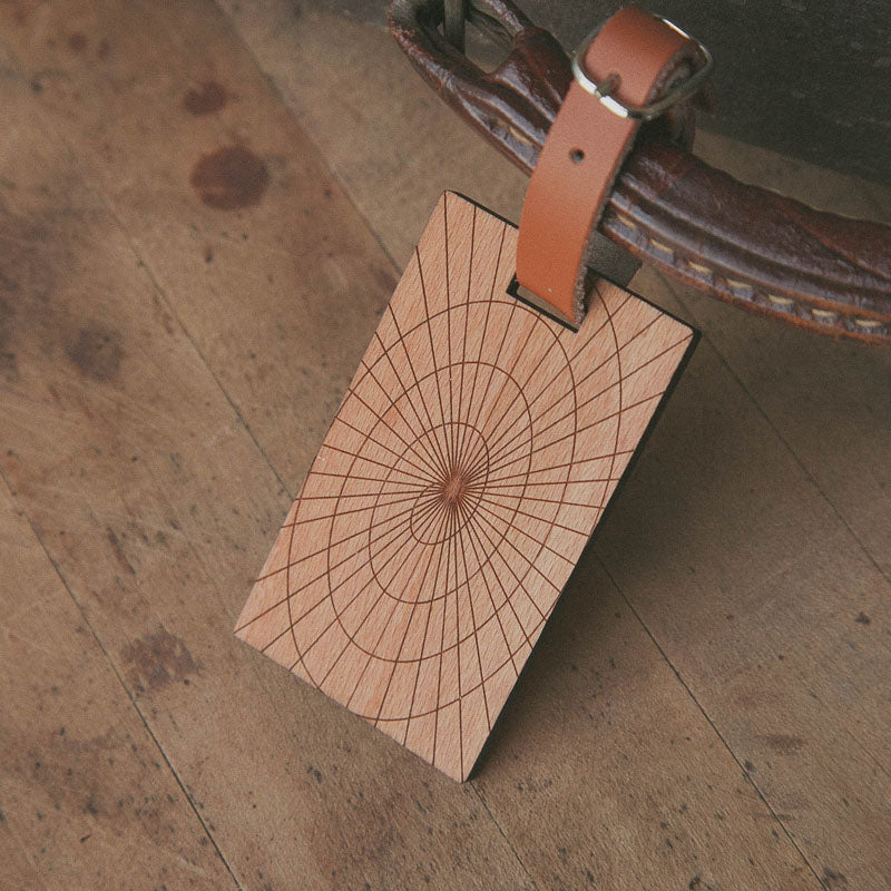 Vortex Wooden Rectangle Tag