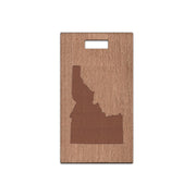 Idaho Wooden Rectangle Tag
