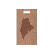 Maine Wooden Rectangle Tag
