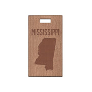 Mississippi w/ Name Wooden Rectangle Tag