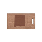 New Mexico Wooden Rectangle Tag