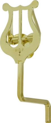 Yamaha Lacquered Brass Saxophone Lyre