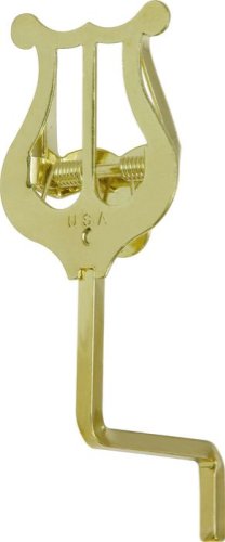 Yamaha Lacquered Brass Saxophone Lyre