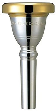 Yamaha Tenor Tuba/Euphonium Mouthpiece, Roger Bobo Tenor SIGNATURE (Gold Rim & Cup)