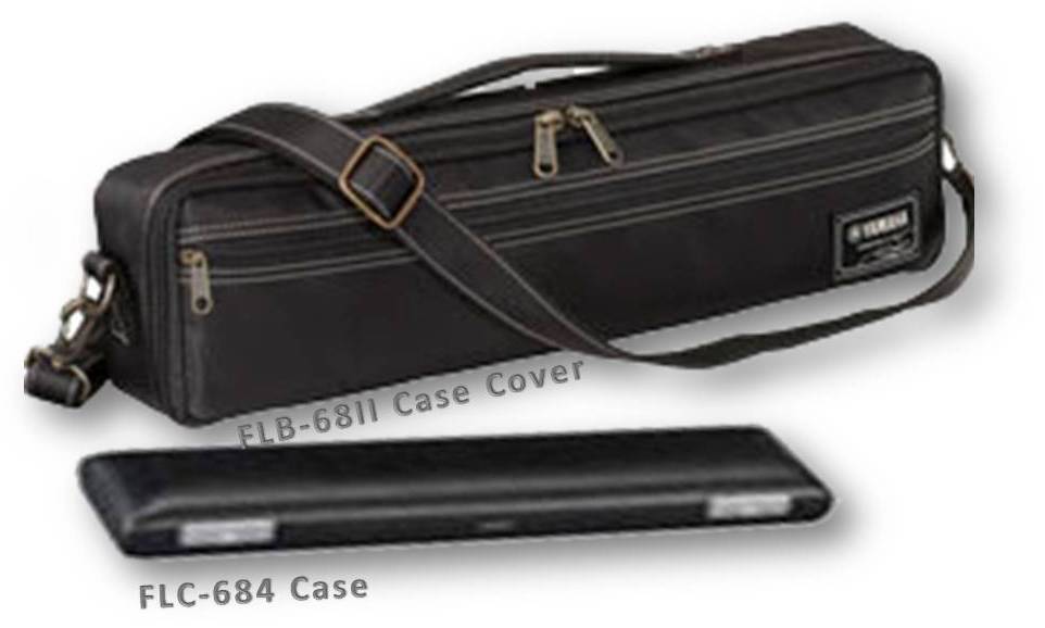 Yamaha Flute Wood Case; Vinyl-Covered; Standard with YFL6xxH/7xxH B Foot Flutes