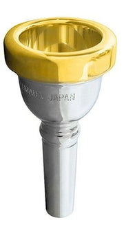 Yamaha Trombone Mouthpiece, 51D-GPR Small Shank (Gold Rim)