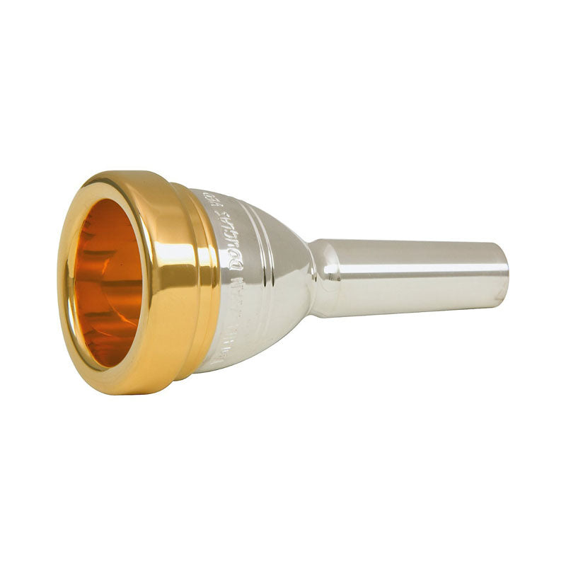 Yamaha Signature Bass Trombone Mouthpiece, Doug Yeo (Gold Rim & Cup)