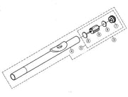 YAMAHA Student flute headjoint no case; Silver Plated, Standard with all YFL2xx,