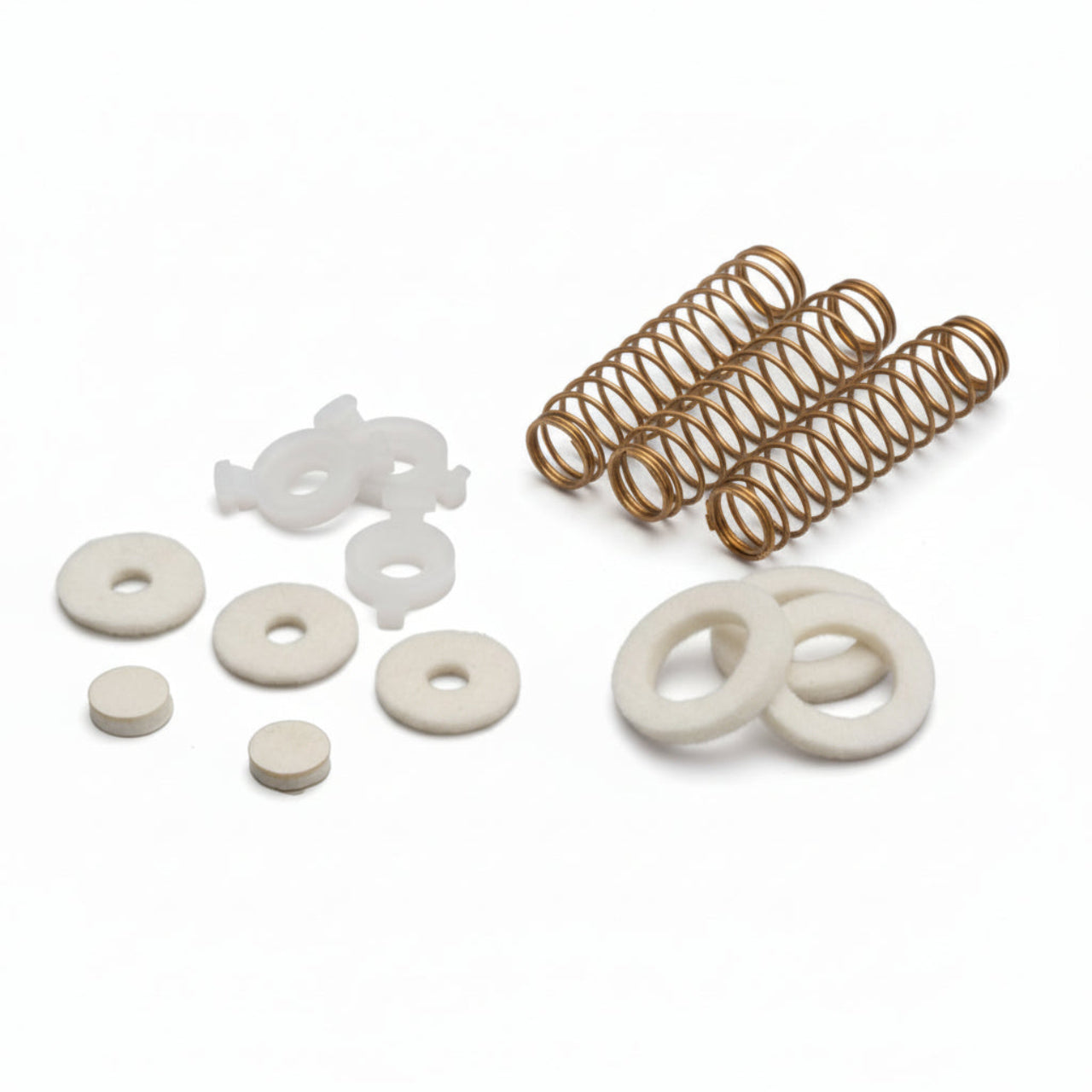 Bach Bundy Trumpet Tune-up kit, including springs, valve guides, felts and bumpers