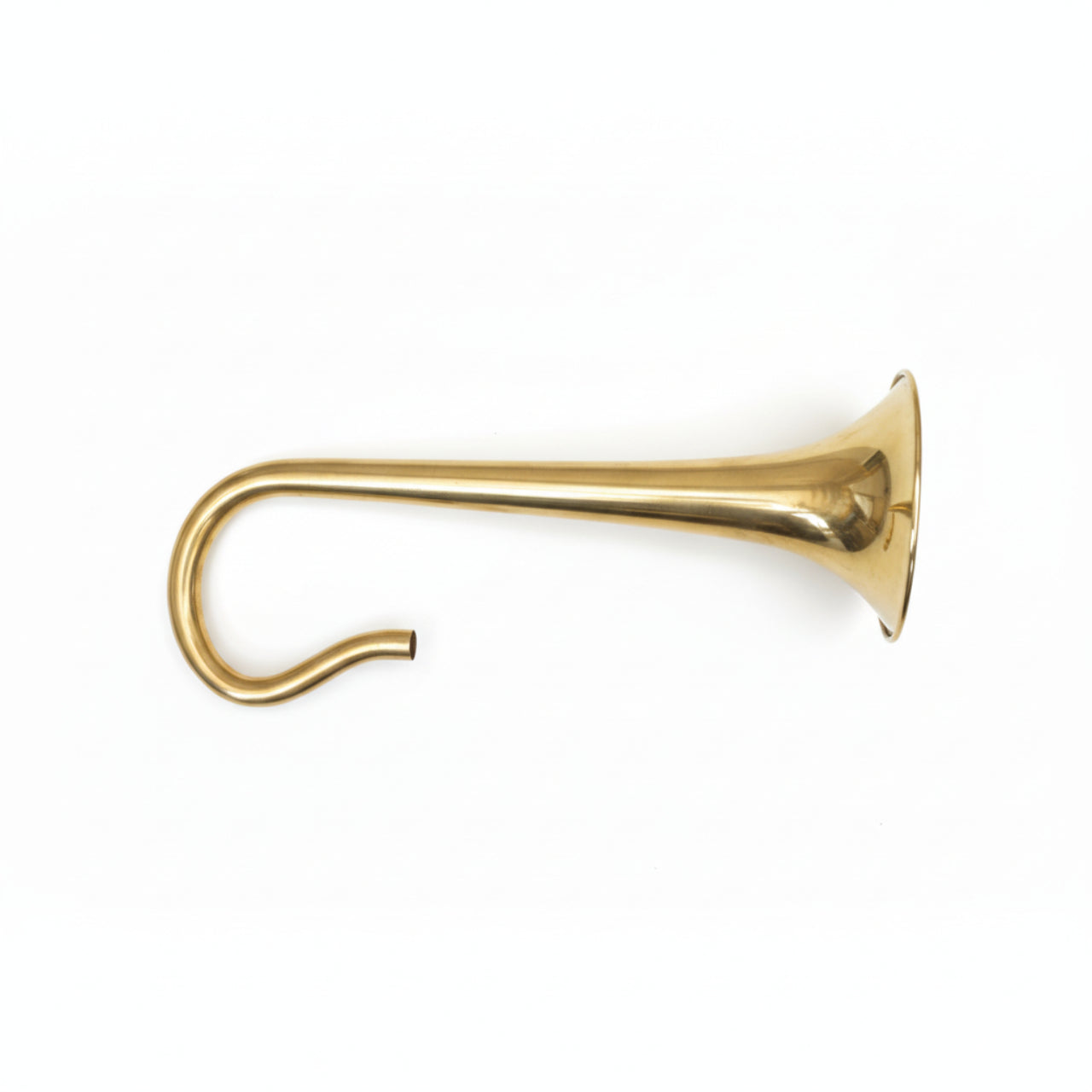 Bach Stradivarius Model 184 Shepherds Crook Bb Cornet Bell Standard Raw Gold Brass