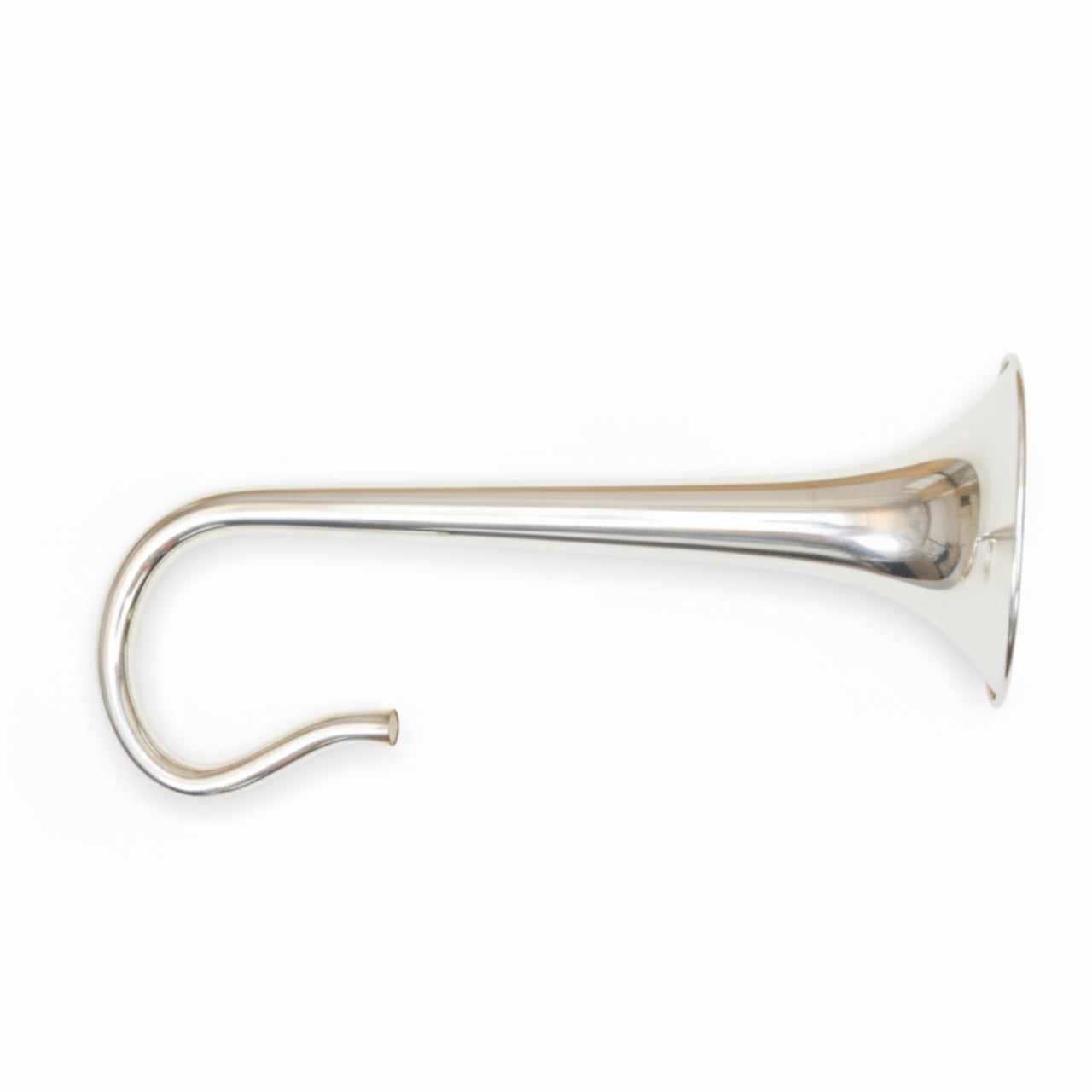 Bach Stradivarius Model 184 Shepherds Crook Bb Cornet Bell Standard Silver Plated Yellow Brass