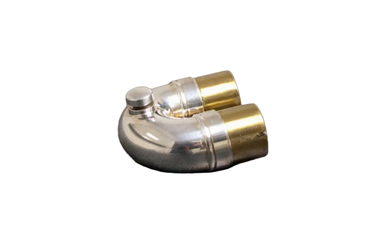 Bach Bb Trumpet 2nd Valve Slide, Light, Med. Large Bore (Silver) LR180