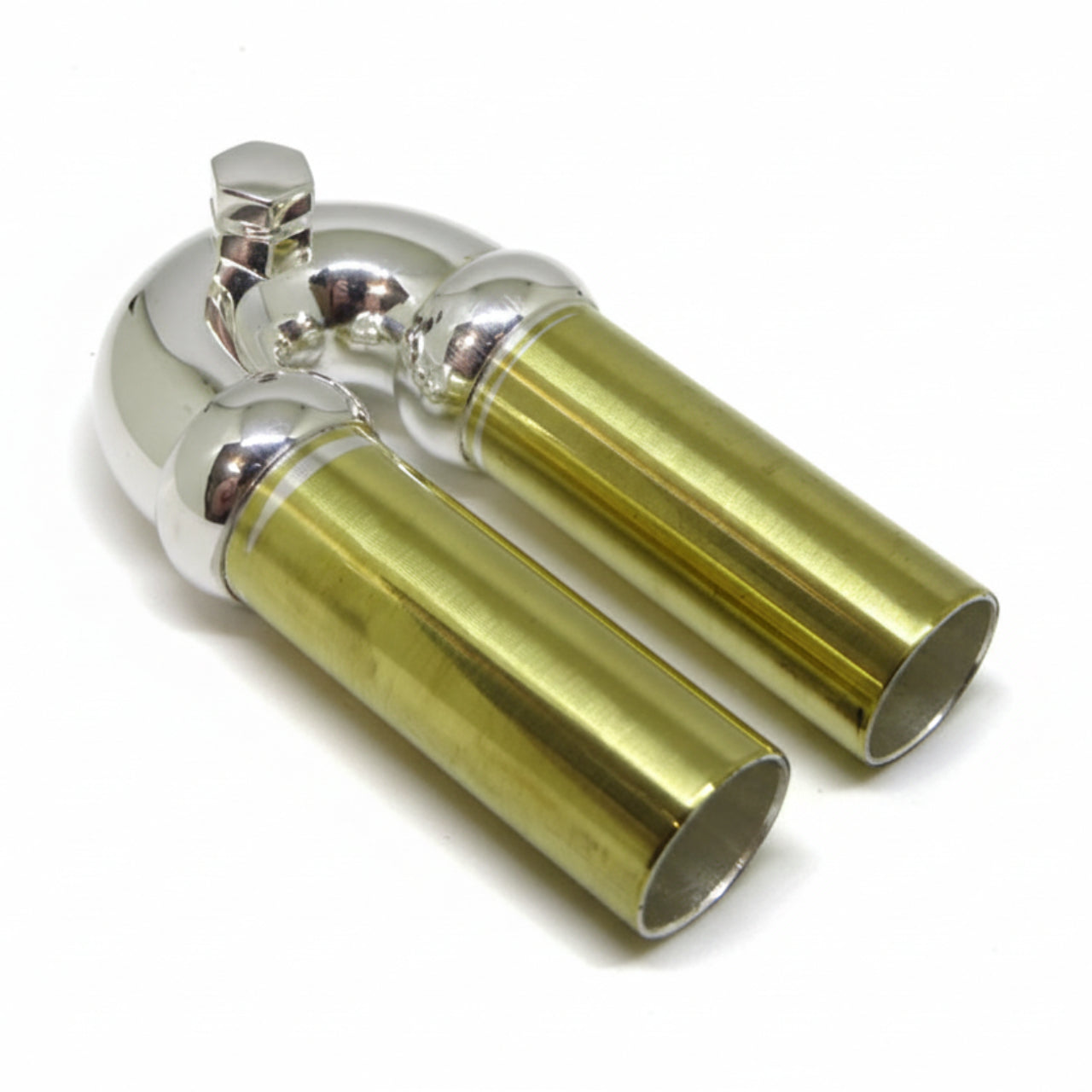 Bach Artisan Bb Trumpet 3rd Slide Assembly Inside, End, Silver Plated