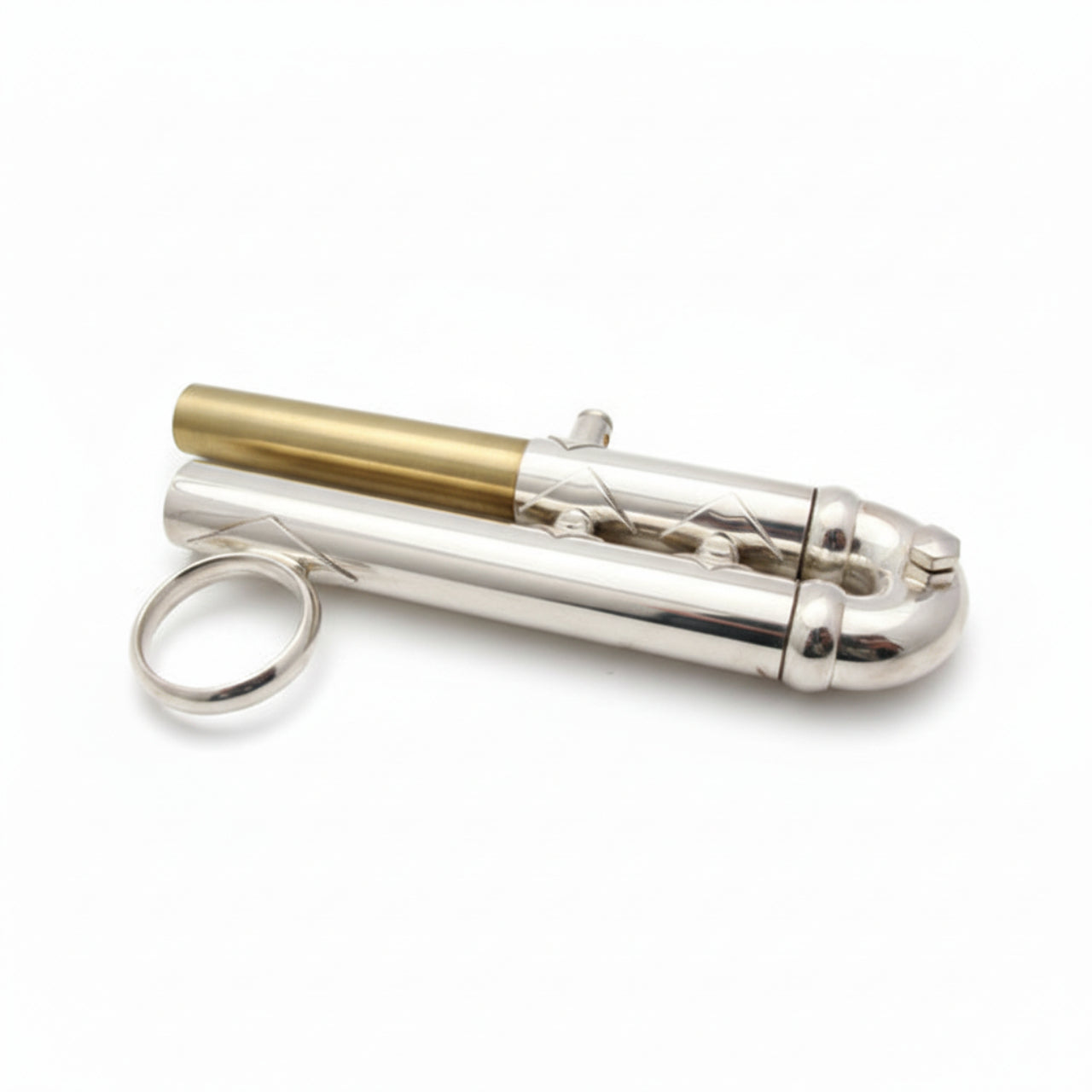 Bach Artisan Bb Trumpet 3rd Slide Assembly, Standard, Medium Large Bore, (Silver)
