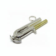Bach Stradivarius Trumpet 3rd Slide, Standard, Medium Large Bore, Complete (Silver) w/ Waterkey