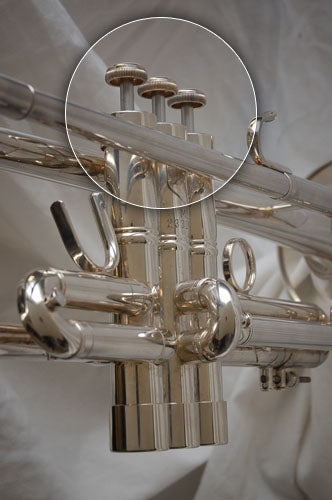 High Profile Top Caps, Yamaha (Silver Plated)