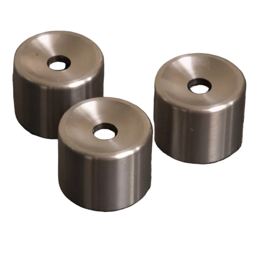 High Profile Bottom Caps, Bach Strad (Stainless Steel)