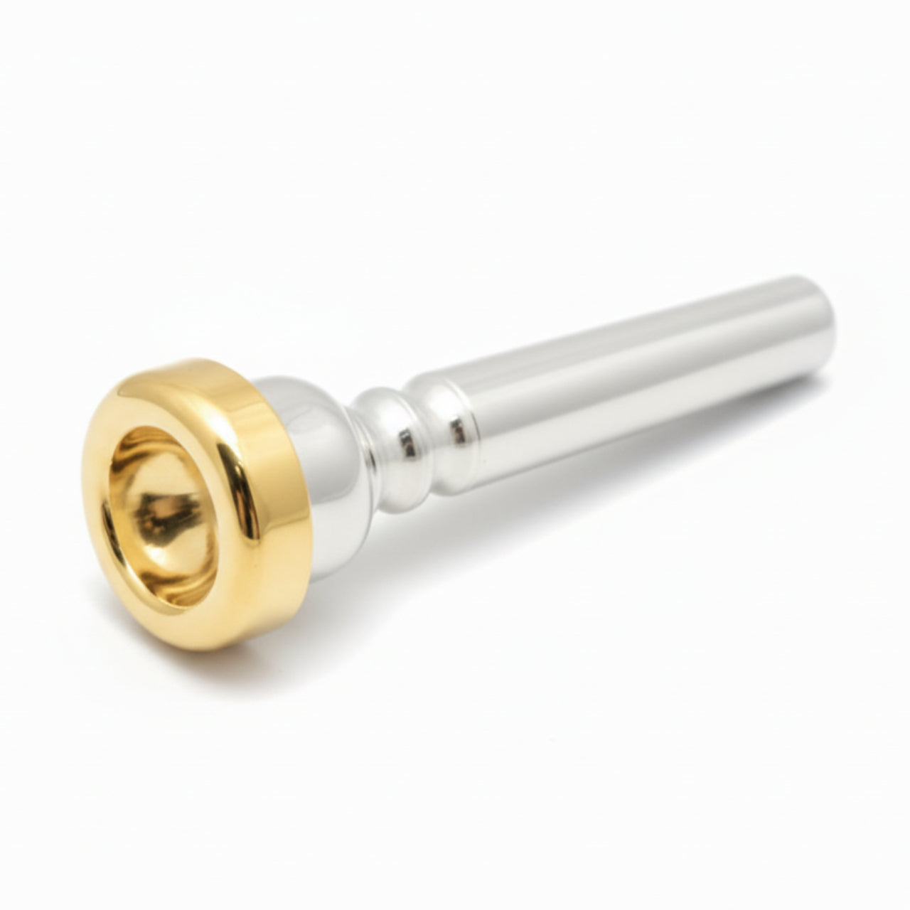 Pickett Brass Trumpet Mouthpiece, gold plated rim