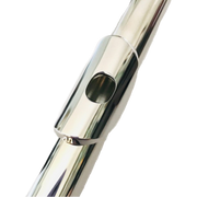 YAMAHA Type A flute headjoint with case; hand-cut; sterling silver with 14K Gold Riser