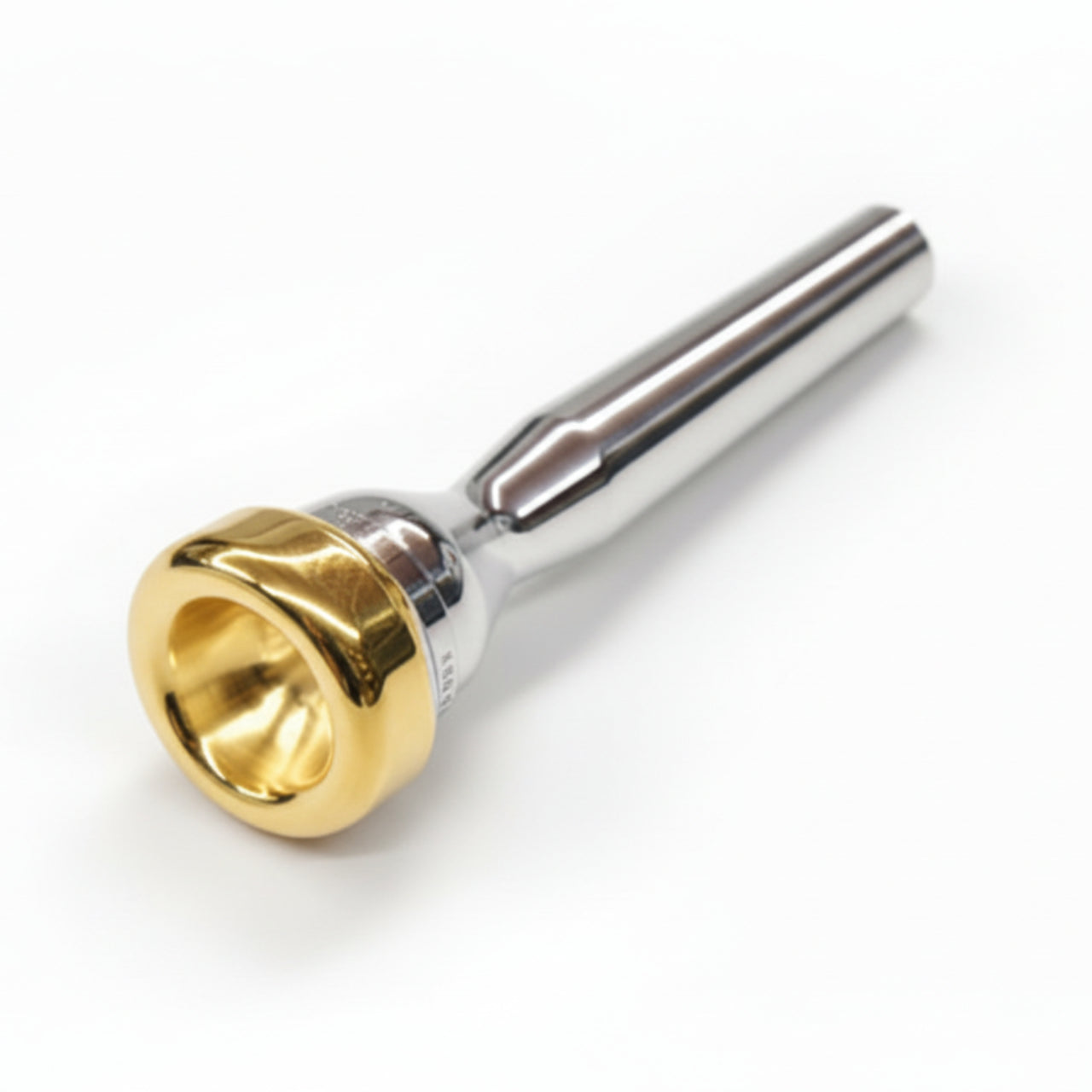 Stork Trumpet Mouthpiece, Vacchiano, gold plated rim
