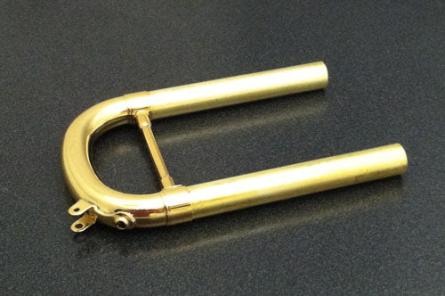Yamaha YTR6335, J, YTR5335, G, GAL Tuning Slide Assembly w/o Water Key, Brass Lacquer