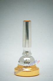 Yamaha Flugelhorn Mouthpiece, 14F4-GPR (Gold Rim)