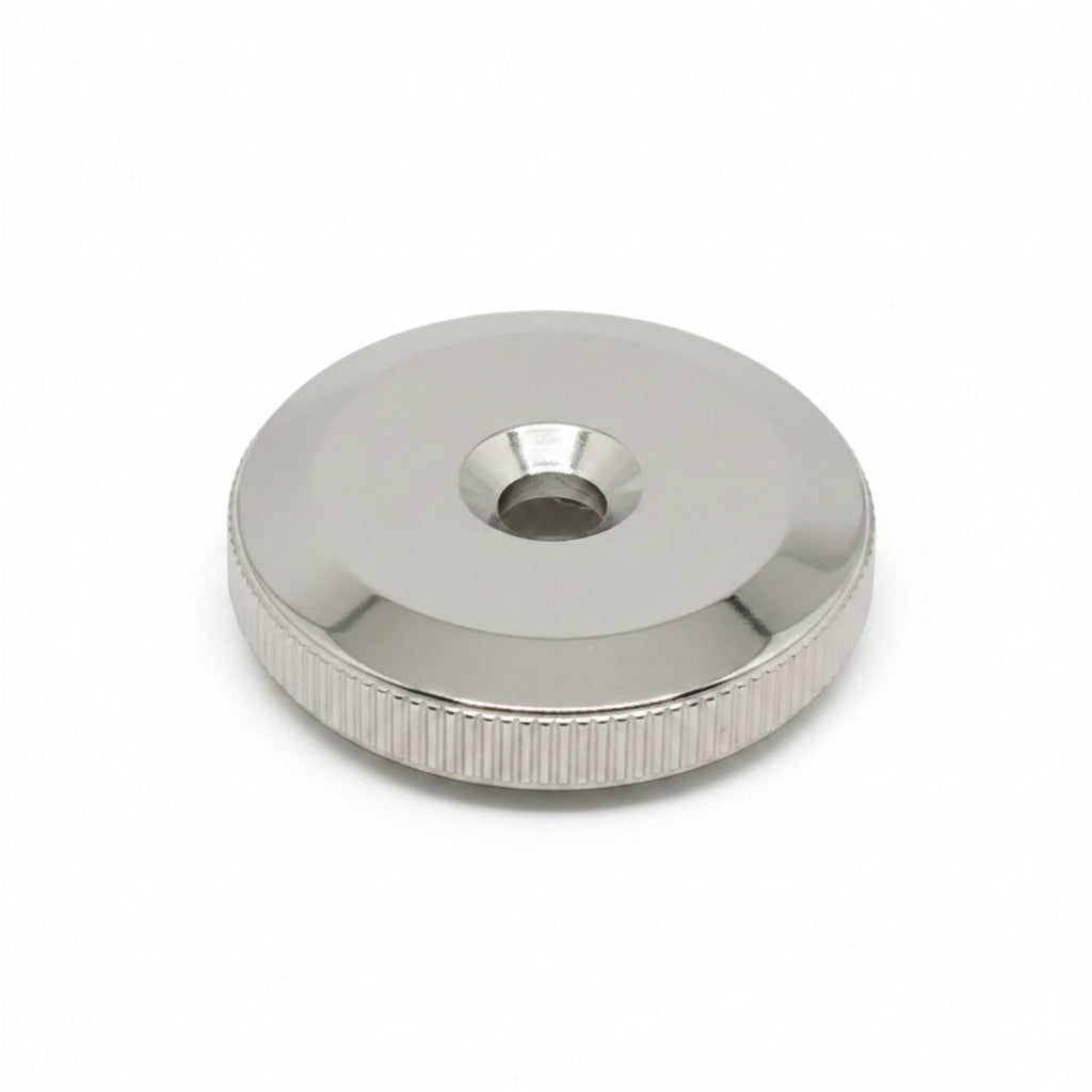 Yamaha Tuba/Sousaphone/Euphonium Bottom Valve Cap, Silver Plated (YBB103/EB [P0.6OLD Thread]