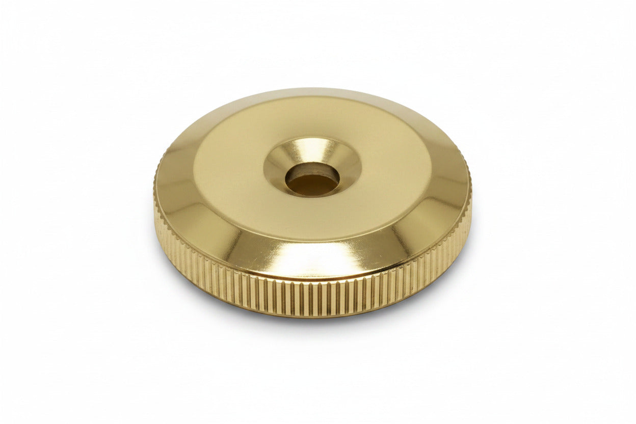 Yamaha Tuba/Sousaphone/Euphonium Bottom Valve Cap, Lacquer (YBB103/EB [P0.6OLD Thread]